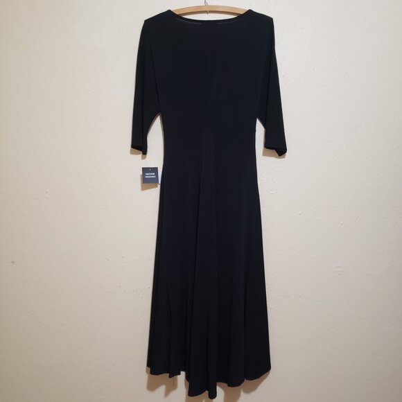 NWT Black Asymmetrical Hem Dress Size PM - Picture 4 of 12